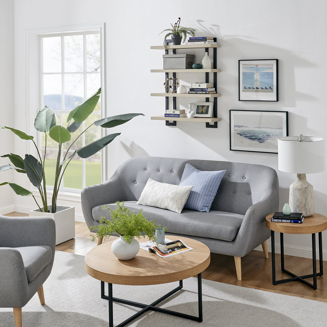 Machiko Wide 4-Tier Floating Wall Shelf